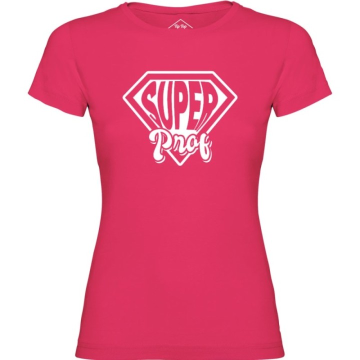 Tip Top Tshirt - T-shirt Femme Super prof - Made in France