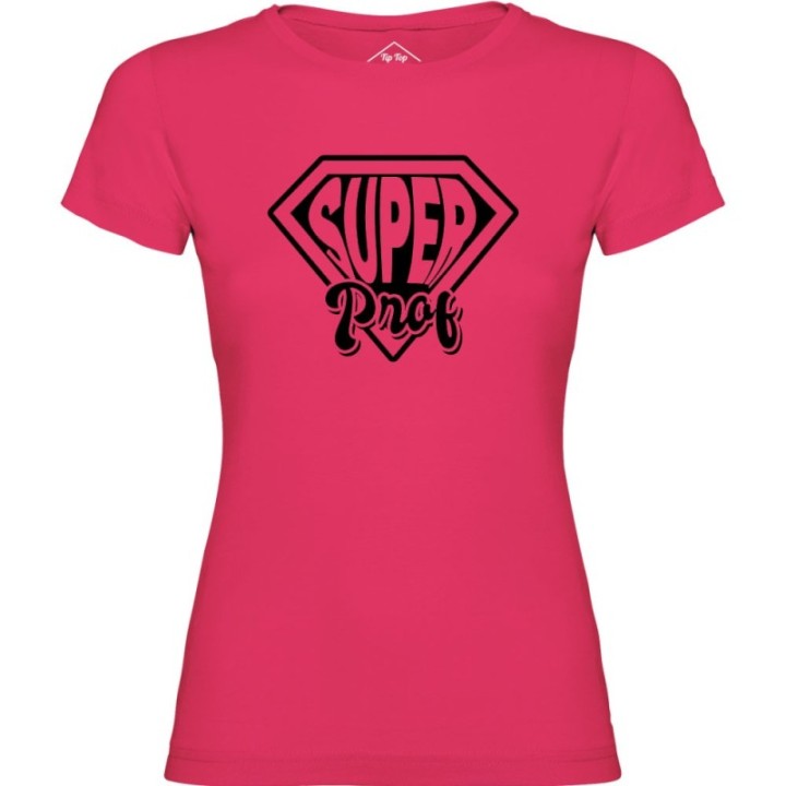 Tip Top Tshirt - T-shirt Femme Super prof - Made in France