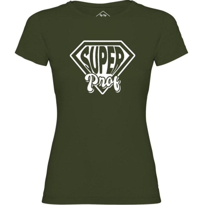 Tip Top Tshirt - T-shirt Femme Super prof - Made in France