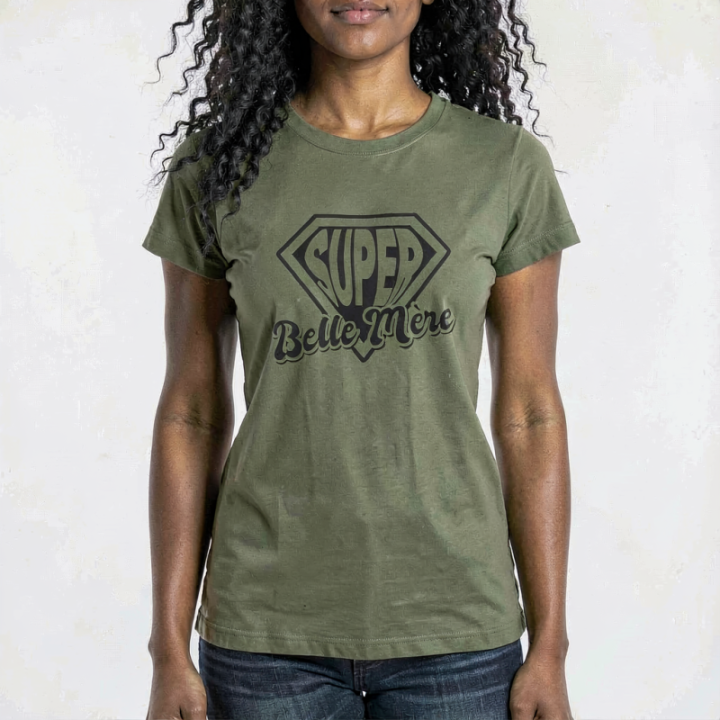Tip Top Tshirt - T-shirt Femme Super Belle-mère - Made in France