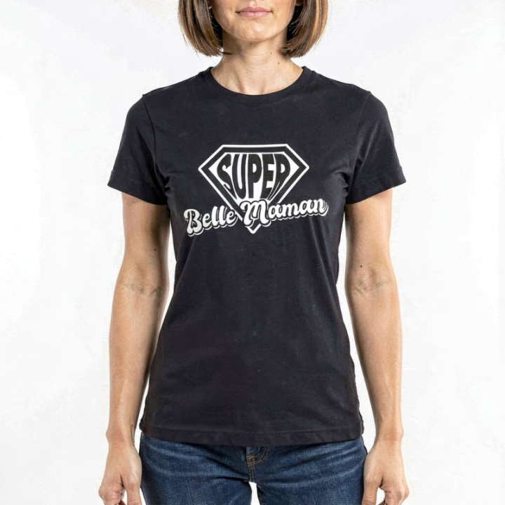 Tip Top Tshirt - T-shirt Femme Super Belle-Maman - Made in France