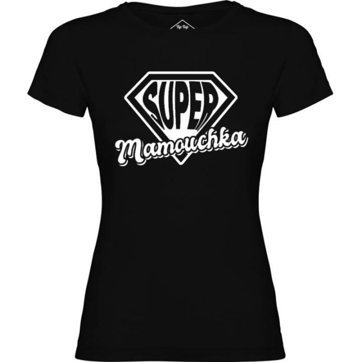 Tip Top Tshirt - T-shirt Femme Super Mamouchka - Made in France
