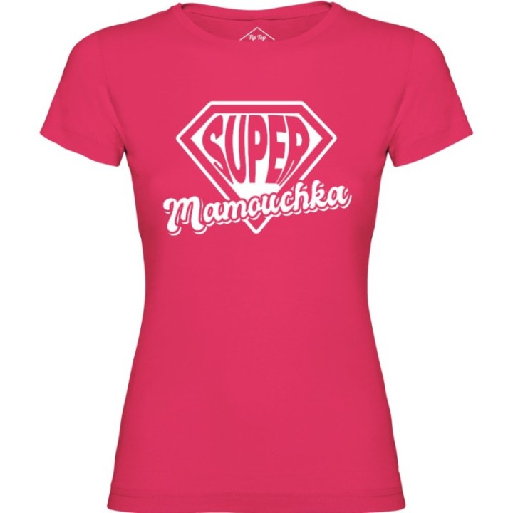 Tip Top Tshirt - T-shirt Femme Super Mamouchka - Made in France