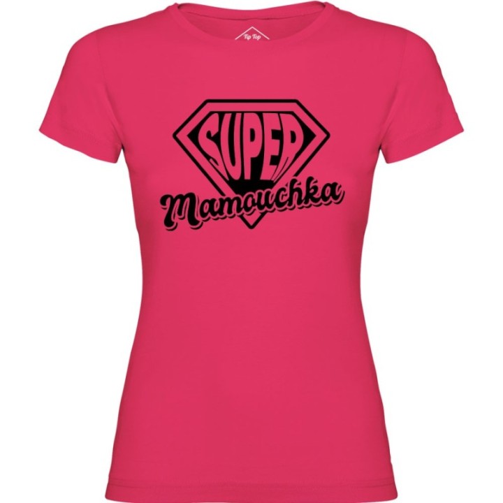 Tip Top Tshirt - T-shirt Femme Super Mamouchka - Made in France
