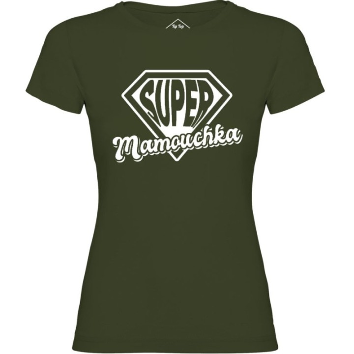 Tip Top Tshirt - T-shirt Femme Super Mamouchka - Made in France