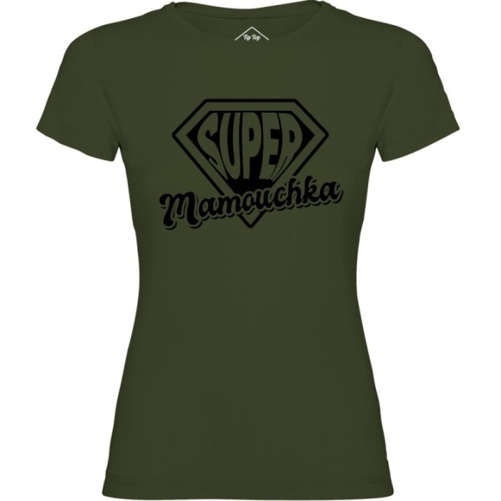 Tip Top Tshirt - T-shirt Femme Super Mamouchka - Made in France