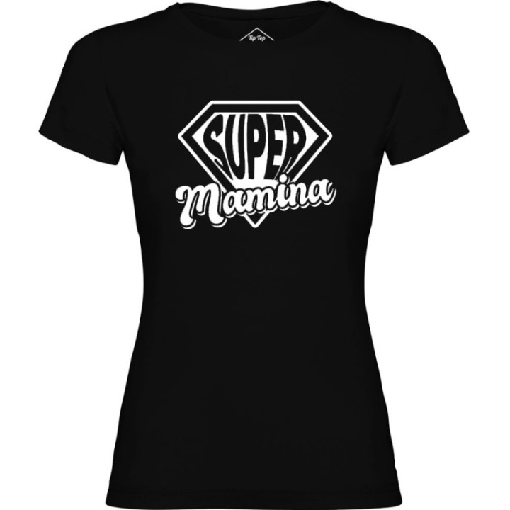 Tip Top Tshirt - T-shirt Femme Super Mamina - Made in France