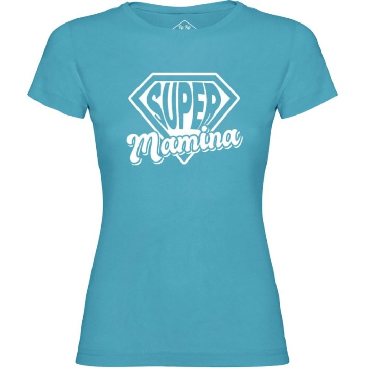 Tip Top Tshirt - T-shirt Femme Super Mamina - Made in France