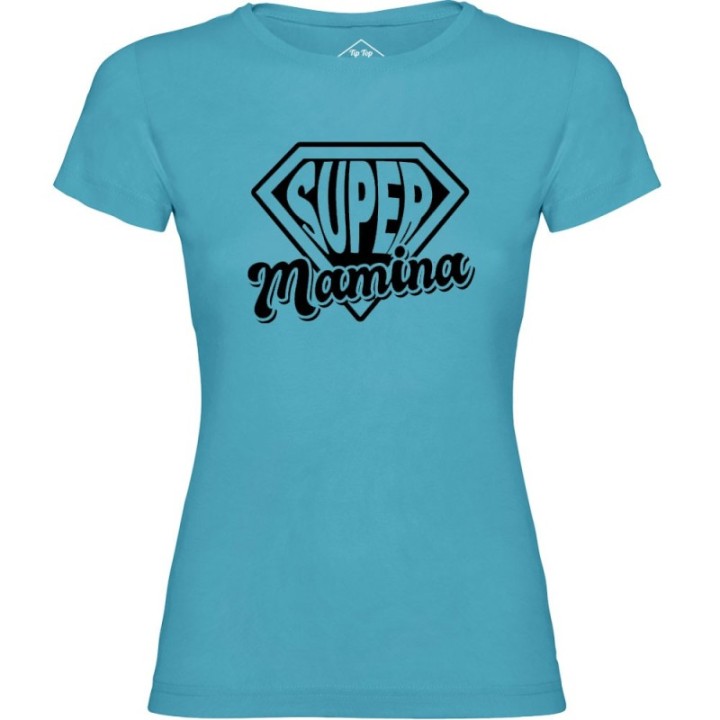 Tip Top Tshirt - T-shirt Femme Super Mamina - Made in France