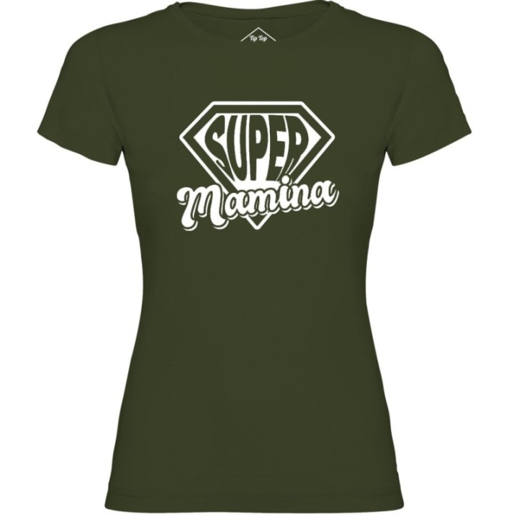 Tip Top Tshirt - T-shirt Femme Super Mamina - Made in France