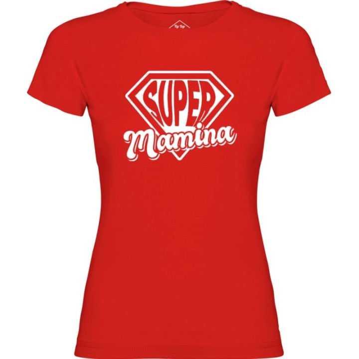 Tip Top Tshirt - T-shirt Femme Super Mamina - Made in France