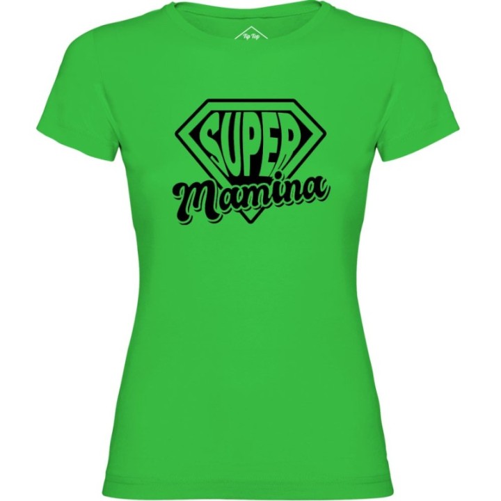 Tip Top Tshirt - T-shirt Femme Super Mamina - Made in France
