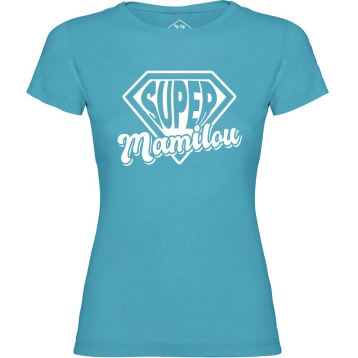 Tip Top Tshirt - T-shirt Femme Super Mamilou - Made in France