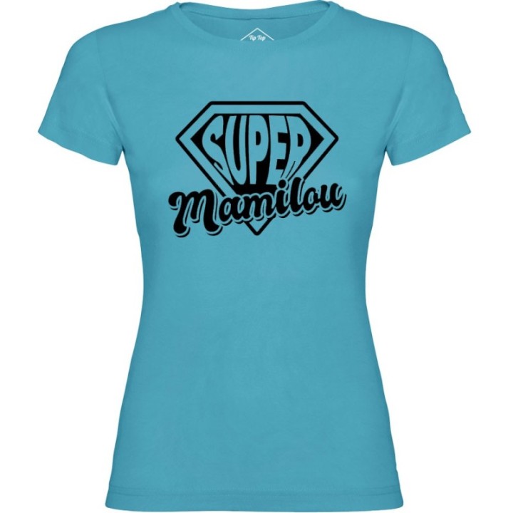 Tip Top Tshirt - T-shirt Femme Super Mamilou - Made in France