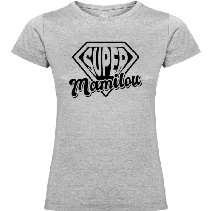Tip Top Tshirt - T-shirt Femme Super Mamilou - Made in France