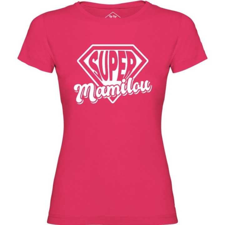 Tip Top Tshirt - T-shirt Femme Super Mamilou - Made in France