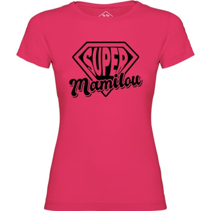 Tip Top Tshirt - T-shirt Femme Super Mamilou - Made in France