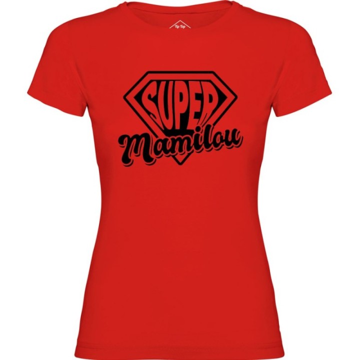 Tip Top Tshirt - T-shirt Femme Super Mamilou - Made in France