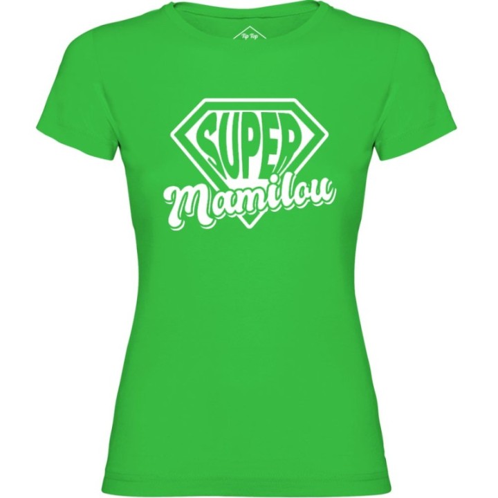 Tip Top Tshirt - T-shirt Femme Super Mamilou - Made in France