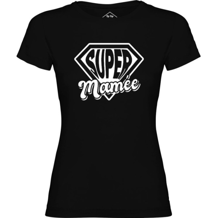 Tip Top Tshirt - T-shirt Femme Super Mamée - Made in France