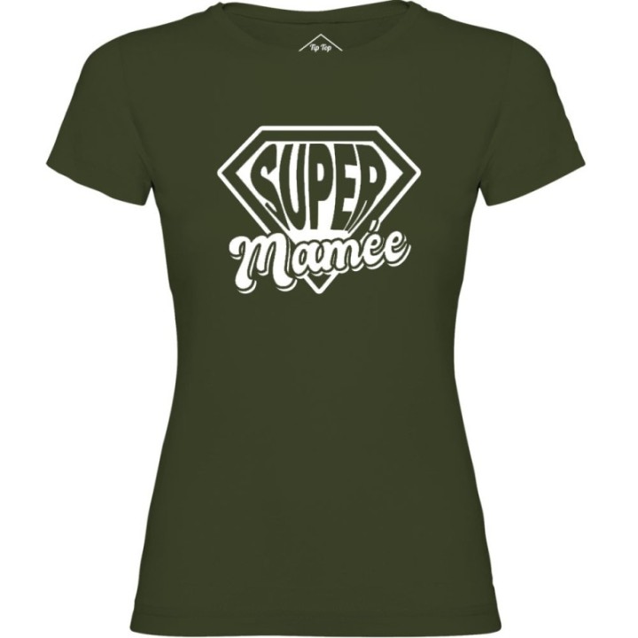 Tip Top Tshirt - T-shirt Femme Super Mamée - Made in France