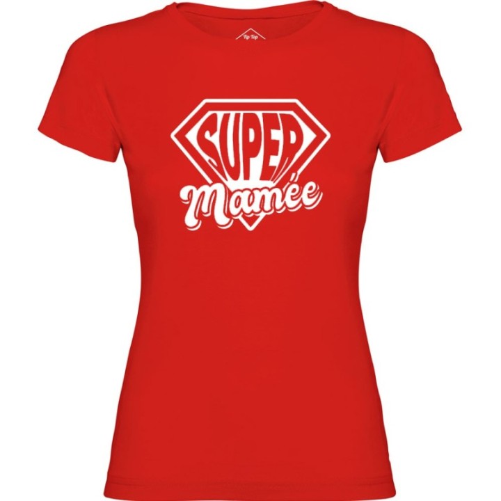 Tip Top Tshirt - T-shirt Femme Super Mamée - Made in France