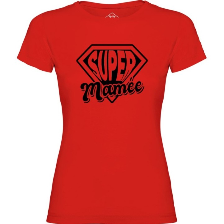 Tip Top Tshirt - T-shirt Femme Super Mamée - Made in France