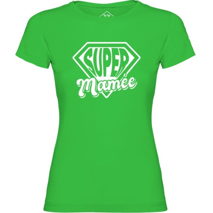 Tip Top Tshirt - T-shirt Femme Super Mamée - Made in France
