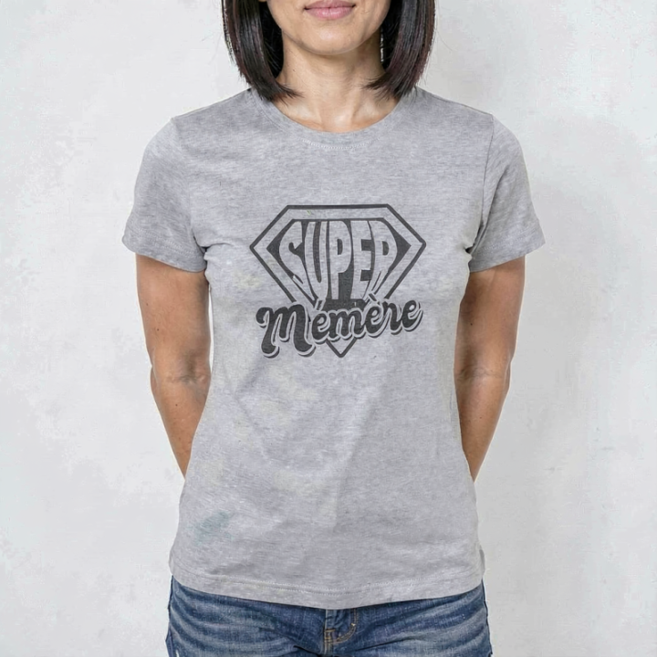 Tip Top Tshirt - T-shirt Femme Super Mémère - Made in France