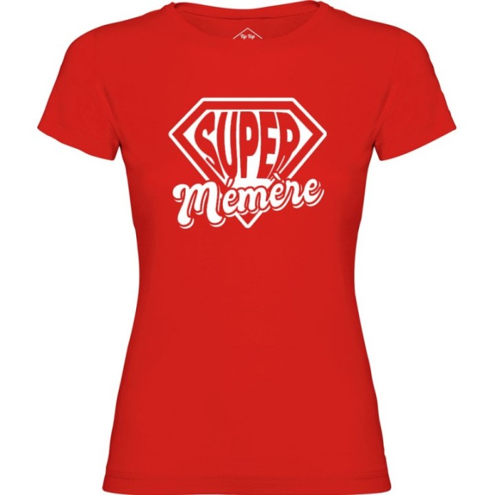 Tip Top Tshirt - T-shirt Femme Super Mémère - Made in France