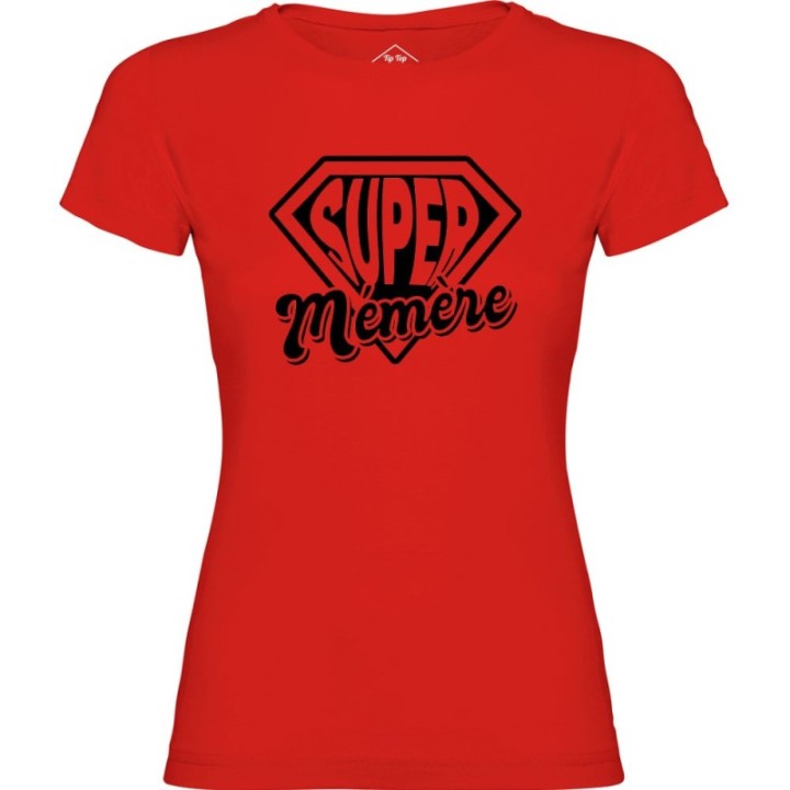 Tip Top Tshirt - T-shirt Femme Super Mémère - Made in France