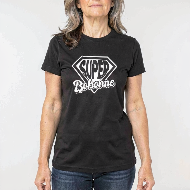 Tip Top Tshirt - T-shirt Femme Super Bobonne - Made in France
