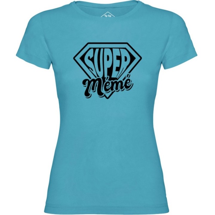 Tip Top Tshirt - T-shirt Femme Super Mémé - Made in France
