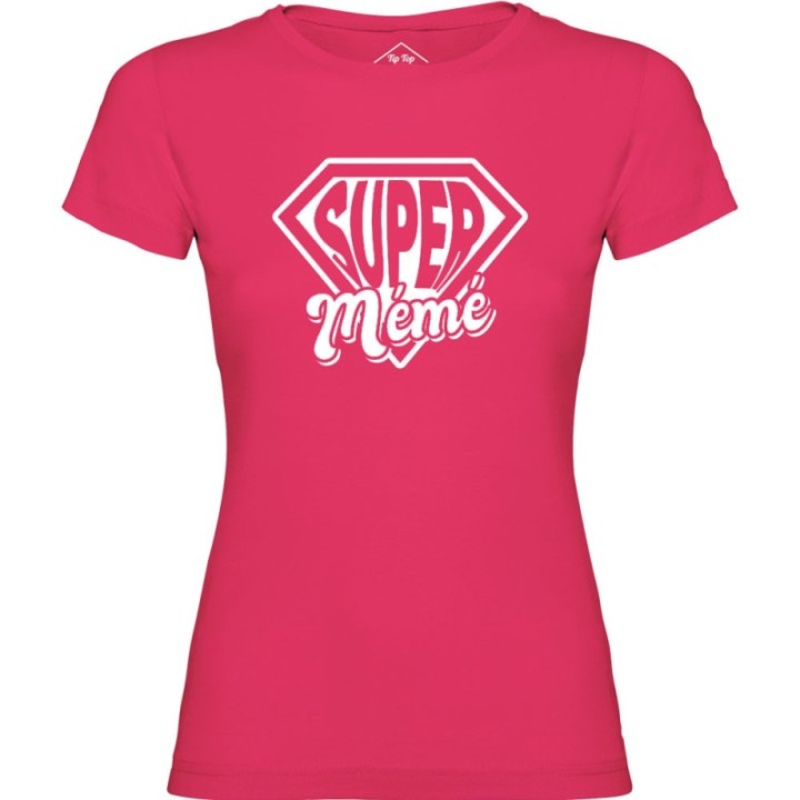 Tip Top Tshirt - T-shirt Femme Super Mémé - Made in France