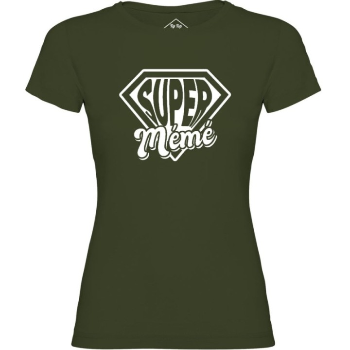 Tip Top Tshirt - T-shirt Femme Super Mémé - Made in France