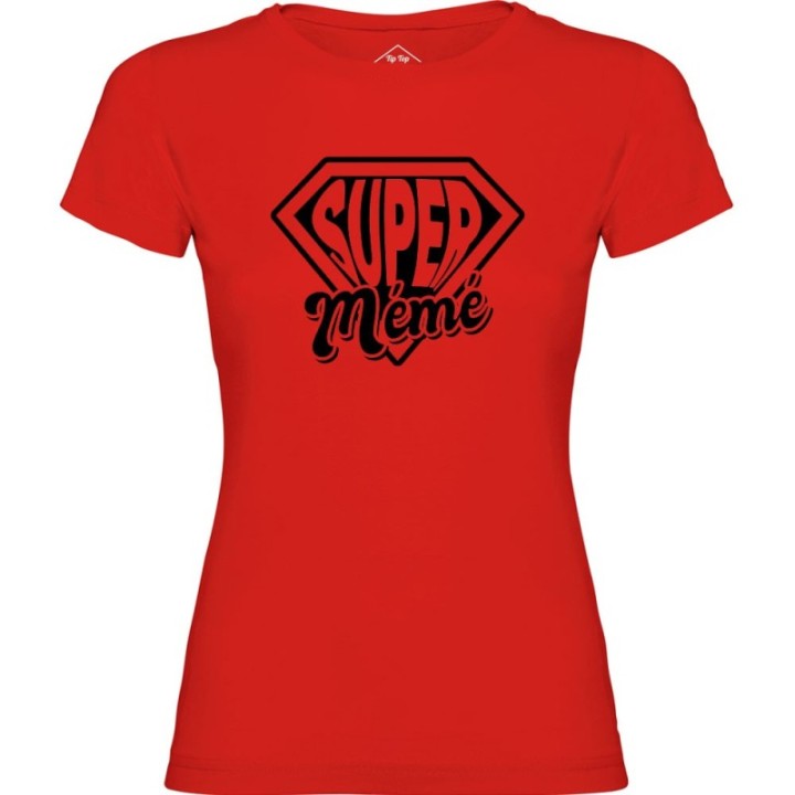 Tip Top Tshirt - T-shirt Femme Super Mémé - Made in France