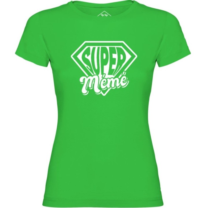 Tip Top Tshirt - T-shirt Femme Super Mémé - Made in France