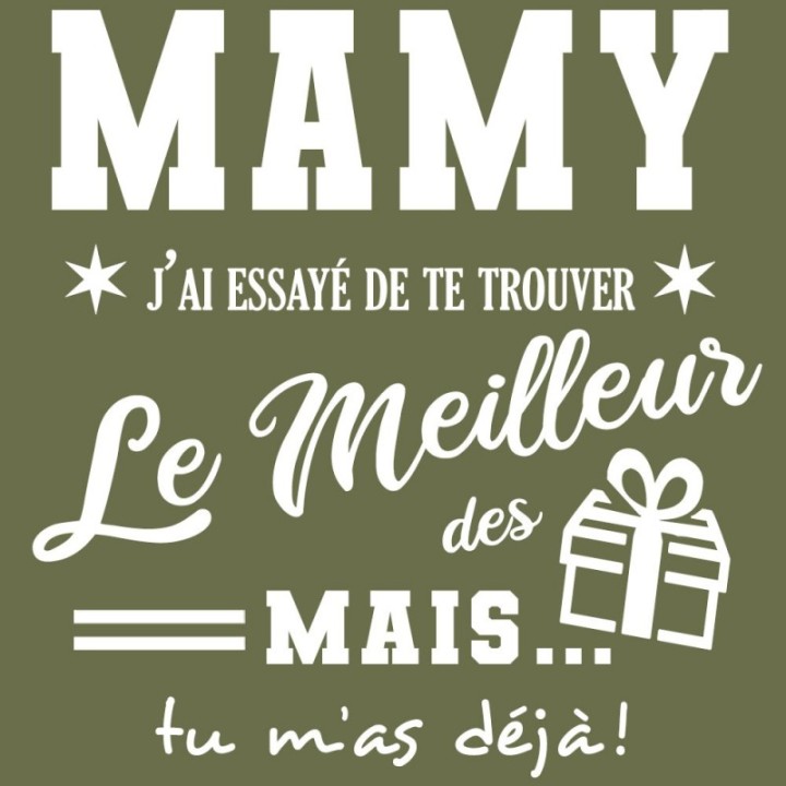 Tip Top Tshirt - T-shirt Femme Mamy, j'ai essayé de te trouver le meilleur des cadeaux  - Made in France