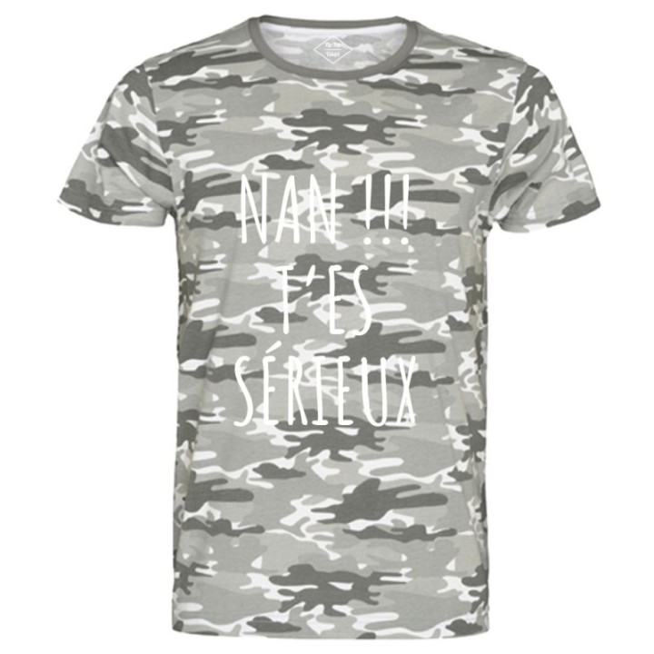 Tip Top Tshirt - T-shirt Homme Nan !!! T'es sérieux - Made in France