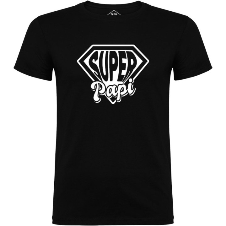Tip Top Tshirt - T-shirt Homme Super Papi - Made in France