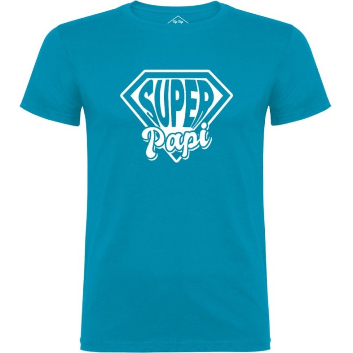 Tip Top Tshirt - T-shirt Homme Super Papi - Made in France