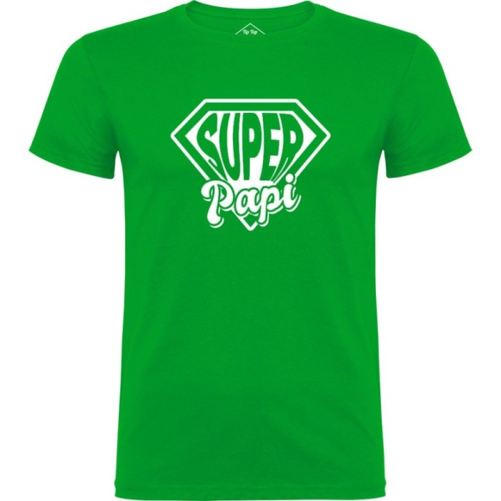 Tip Top Tshirt - T-shirt Homme Super Papi - Made in France