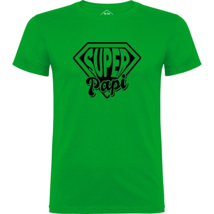 Tip Top Tshirt - T-shirt Homme Super Papi - Made in France