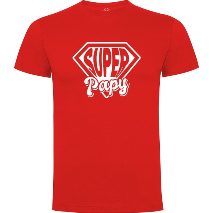 Tip Top Tshirt - T-shirt Homme Super Papy - Made in France