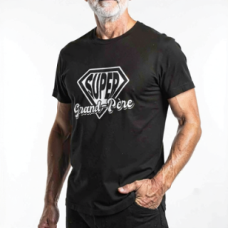 Tip Top Tshirt - T-shirt Homme Super grand-père - Made in France