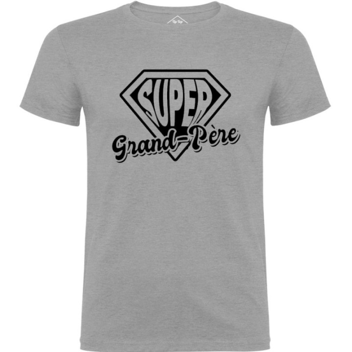 Tip Top Tshirt - T-shirt Homme Super grand-père - Made in France
