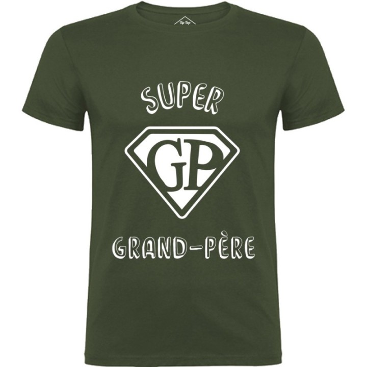 Tip Top Tshirt - T-shirt Homme Super grand-père - Made in France
