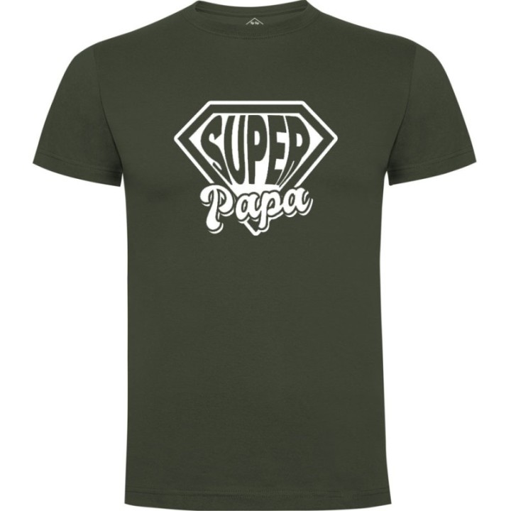 Tip Top Tshirt - T-shirt Homme Super Papa - Made in France