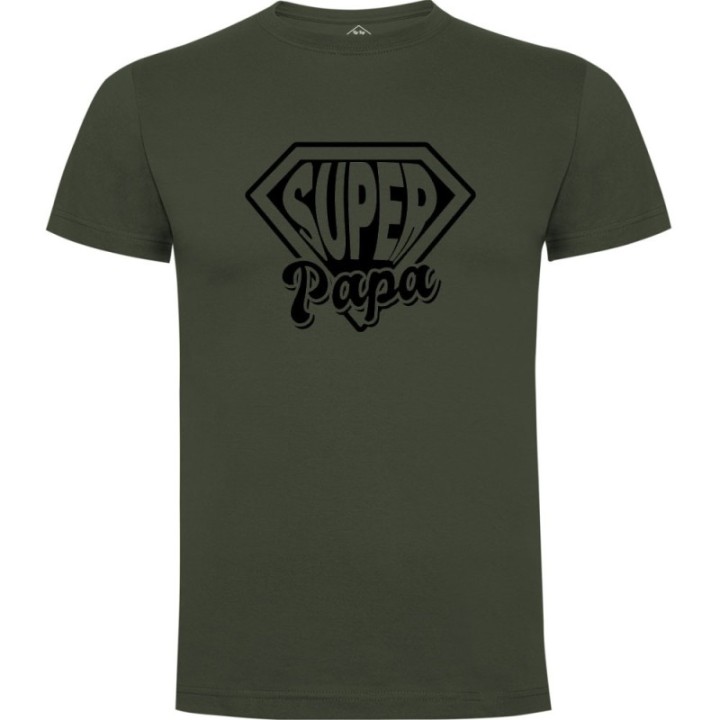 Tip Top Tshirt - T-shirt Homme Super Papa - Made in France
