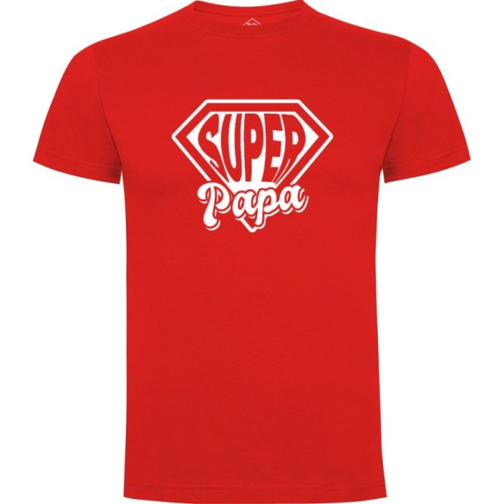 Tip Top Tshirt - T-shirt Homme Super Papa - Made in France